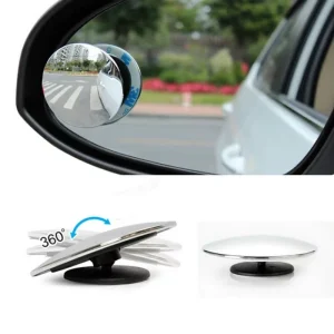 360° Blind Spot Mirror Adjustable Convex Car Side Mirror Wide Angle 2 Pack