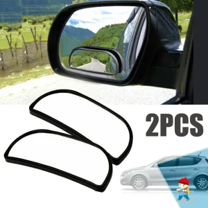 2Pcs Blind Spot Mirror Auto 360° Wide Angle Convex Rear Side View Car Truck SUV